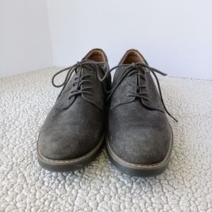 Bass Mens Shoes 9.5M Pasadena Suede Dress Shoes Mens Nubuck Shoes Made In USA